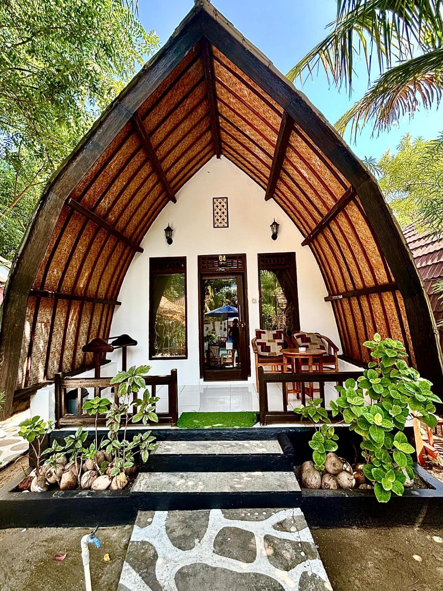 Alibaba Bungalows Gili Air Exterior foto
